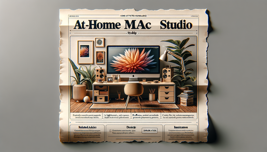 Transform Your Workspace with the At-Home Mac Studio Setup